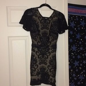 For Love & Lemons black mini dress!